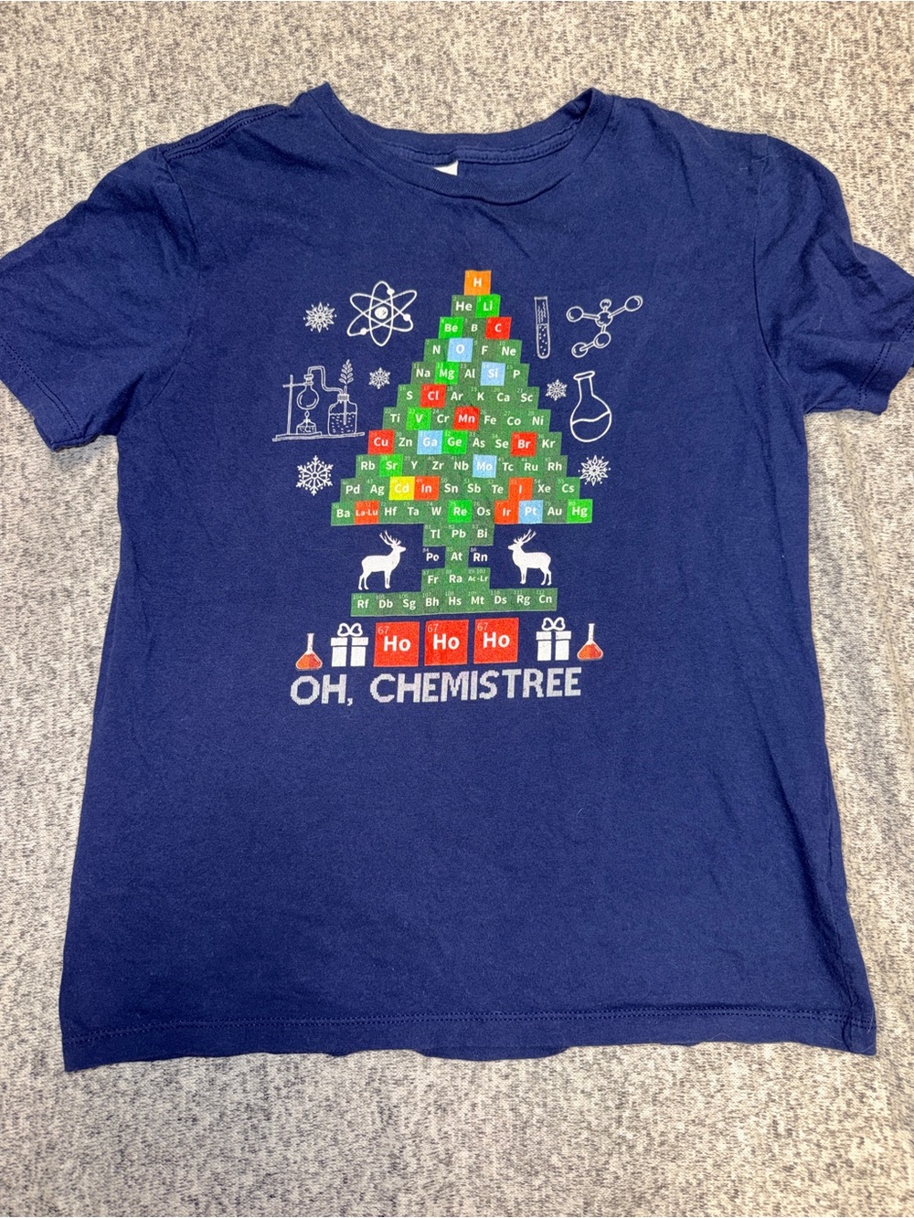 Kids Navy 'Oh, Chemistree' Graphic Tee